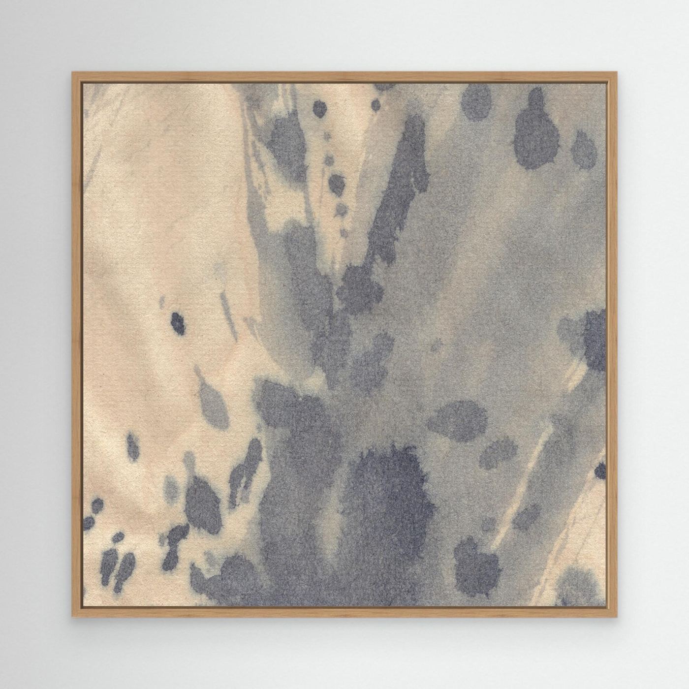 Wabi-sabi neutral minimalist watercolor painting by Dina Dankers