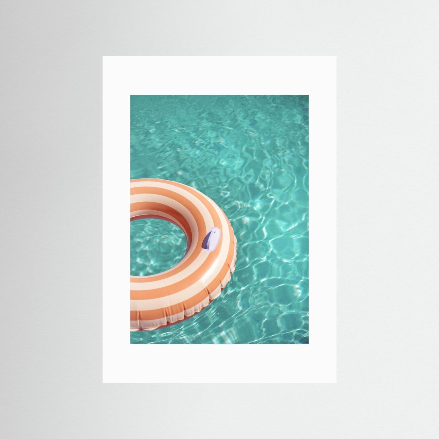 Peach Fuzz Swimming Pool Fun