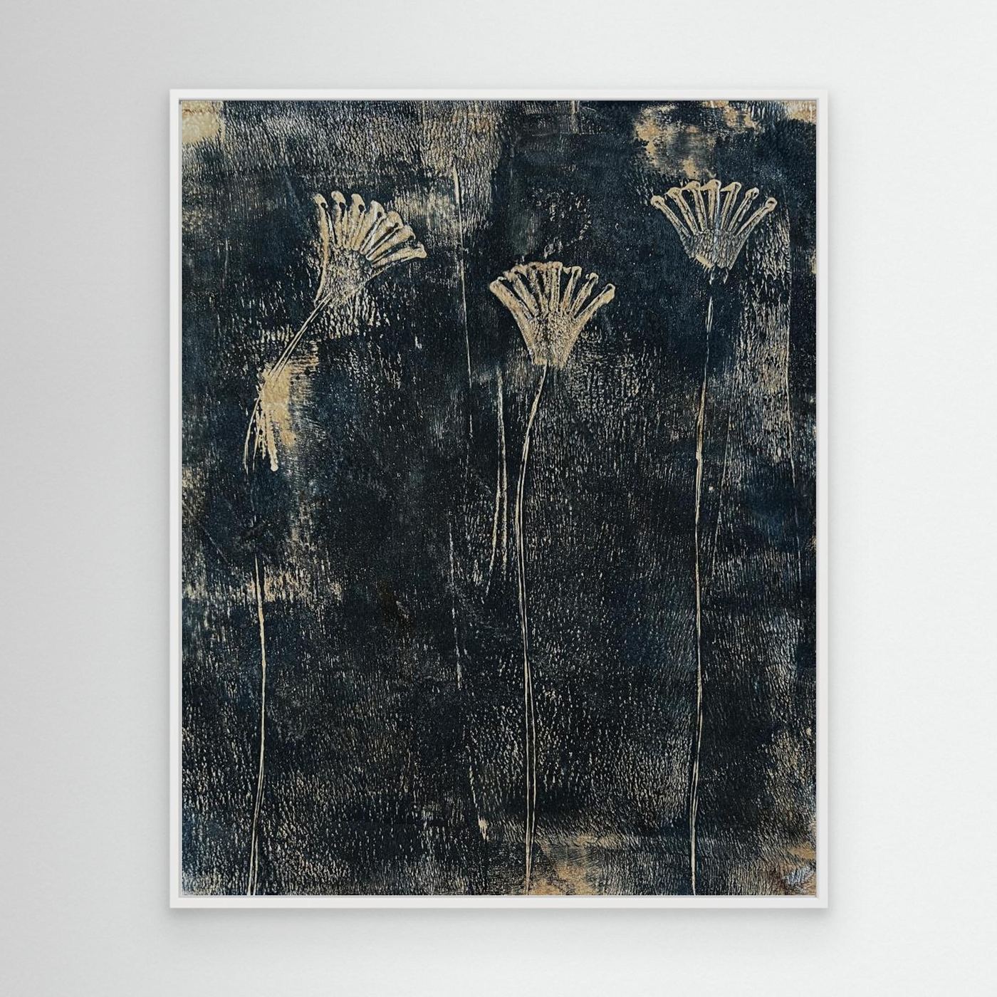 Teal Flowers by Christina Misuro