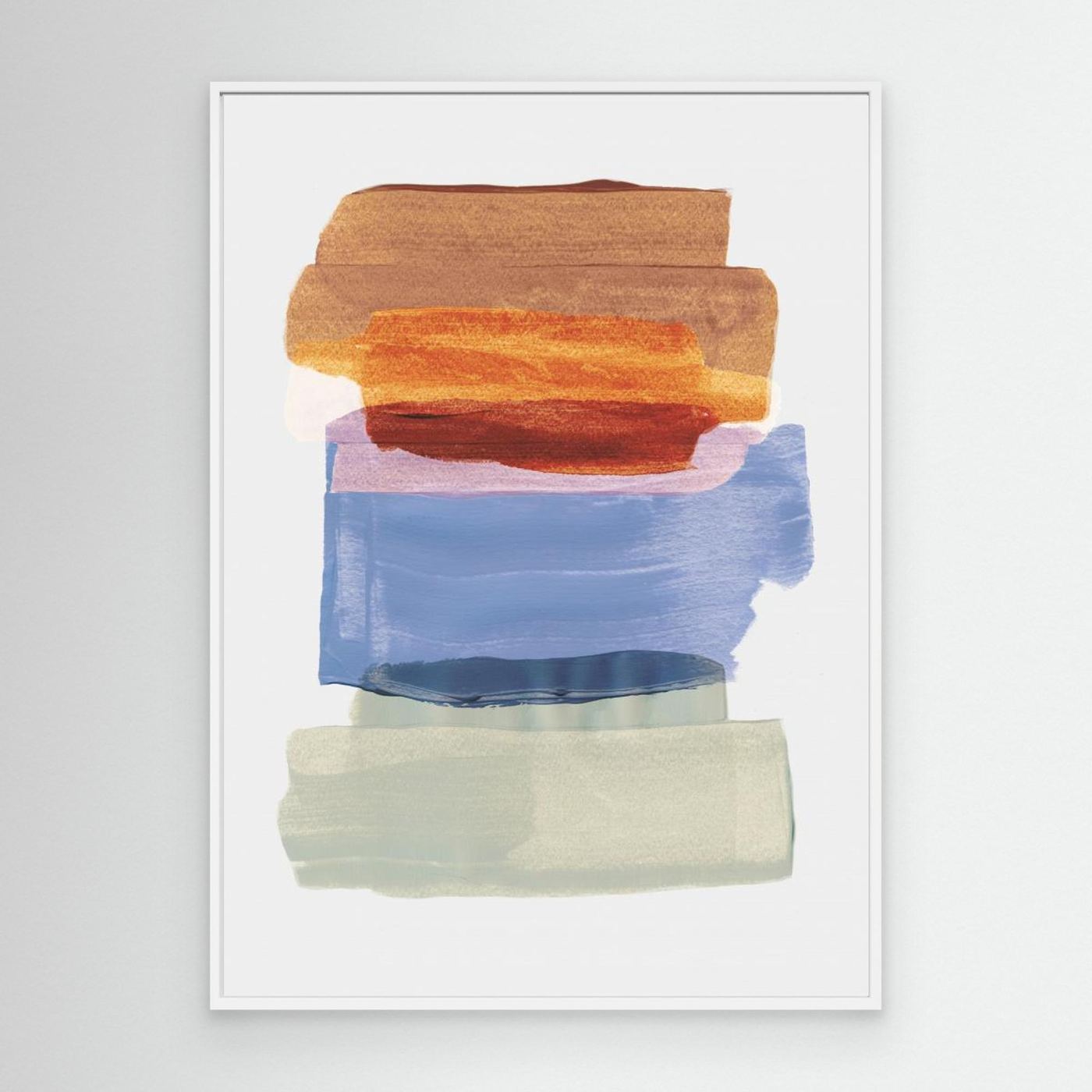 Abstract Brush Strokes 49 A1 by Mareike Böhmer