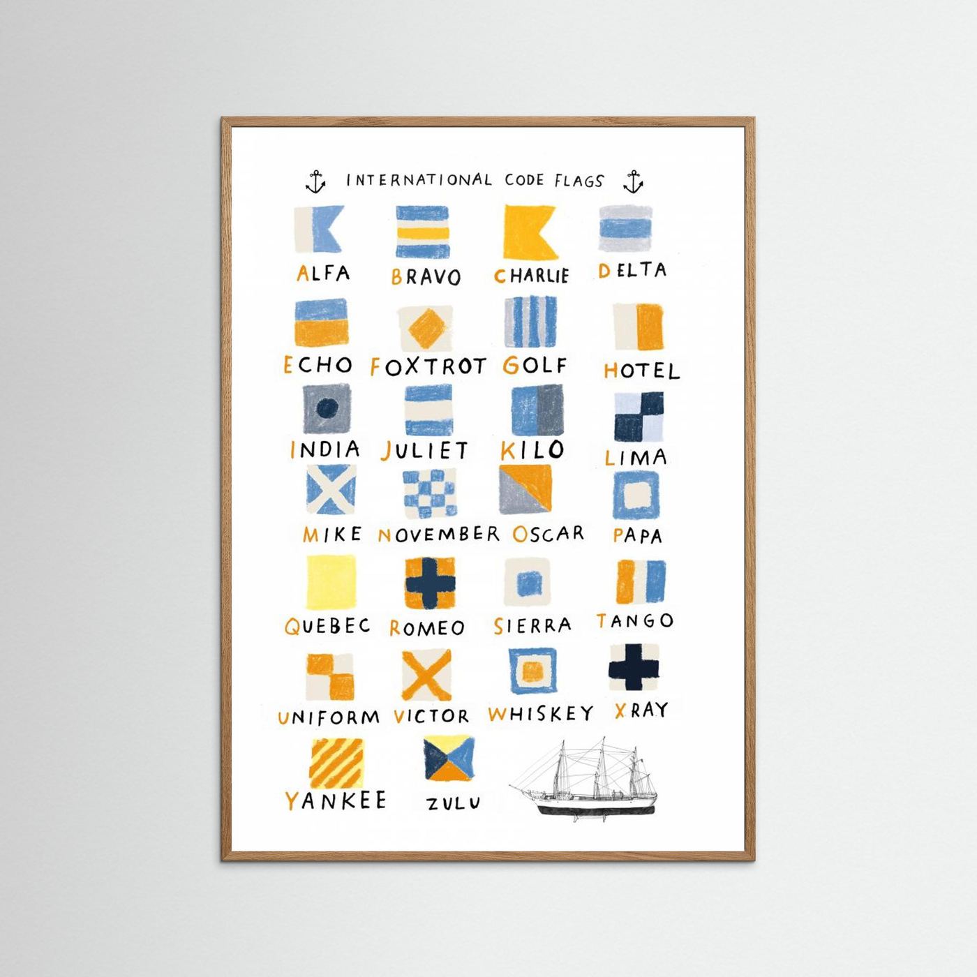 Nautical Flags by Hanna Melin