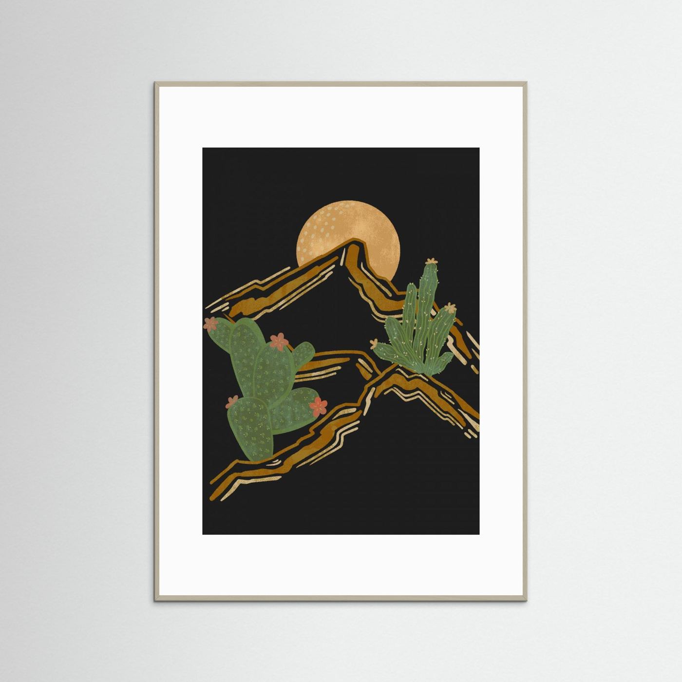 Rocky Mountain and Cactus by Nikita Jariwala