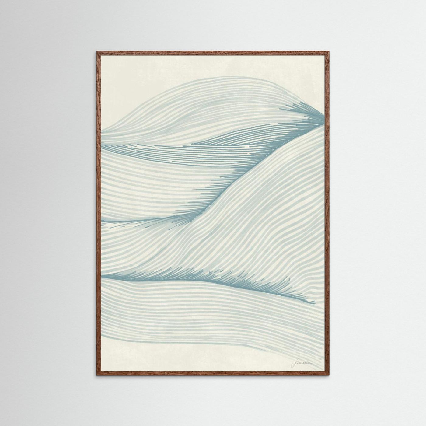 Ocean in lines 02 by Lucrecia Caporale