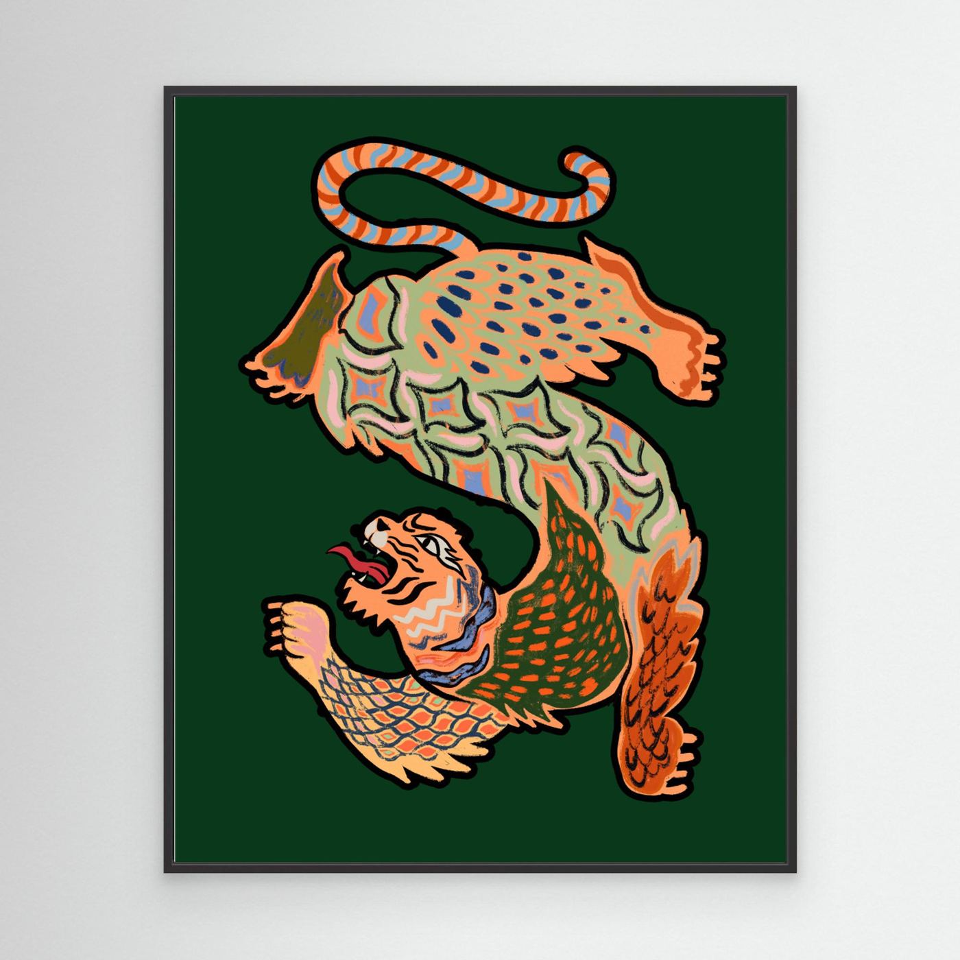 Asiantiger Green by Arty Guava