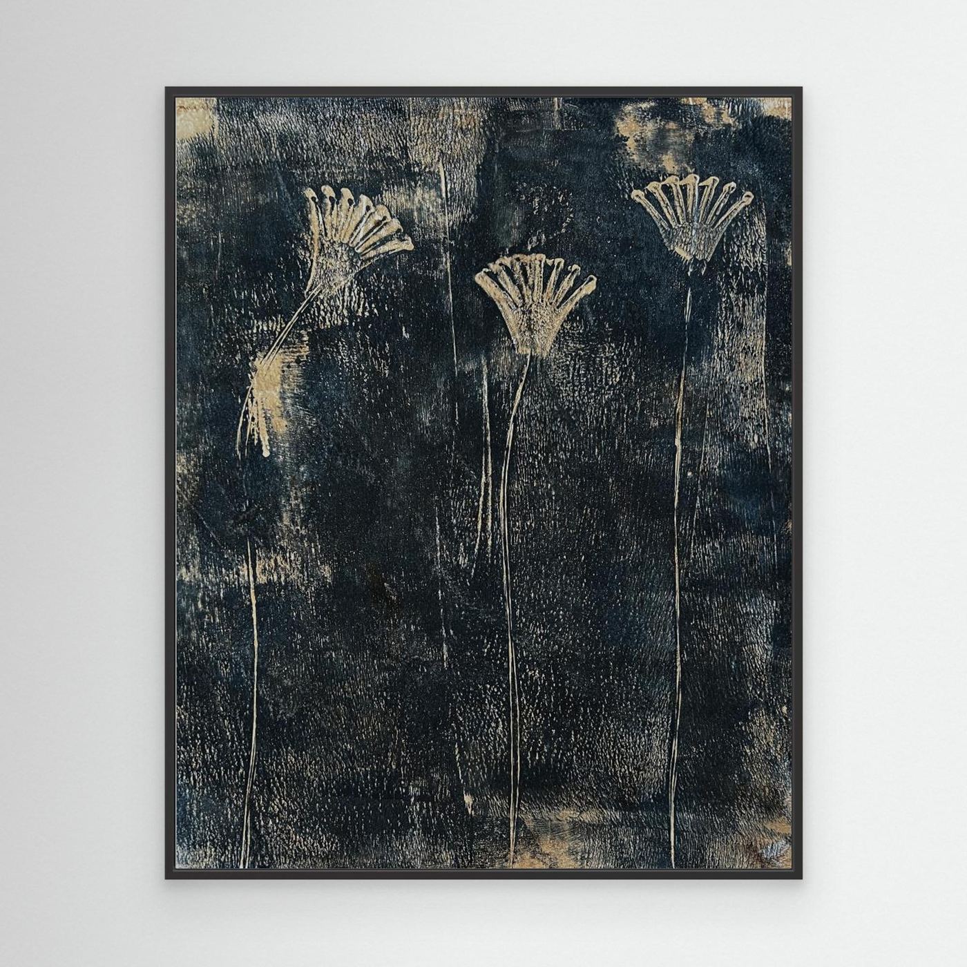 Teal Flowers by Christina Misuro
