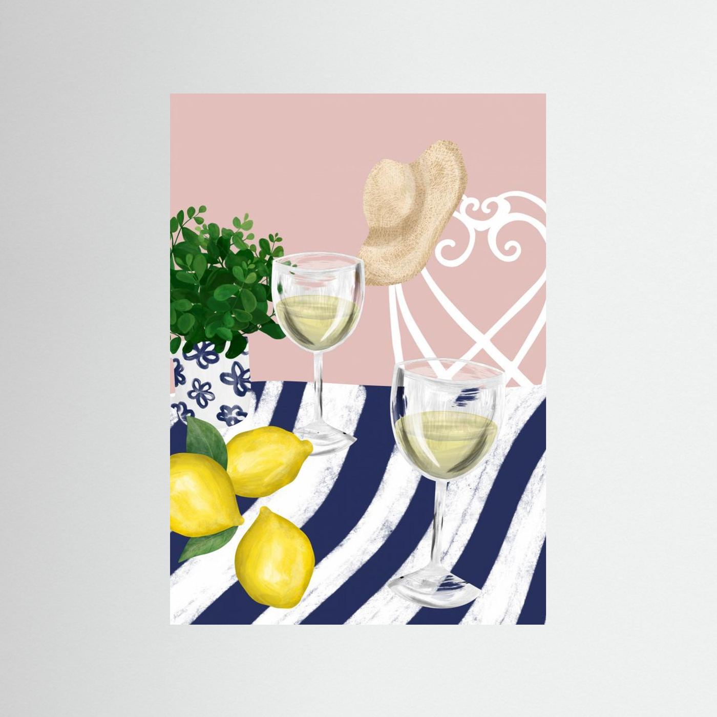 White wine for two by Emeli Emaria