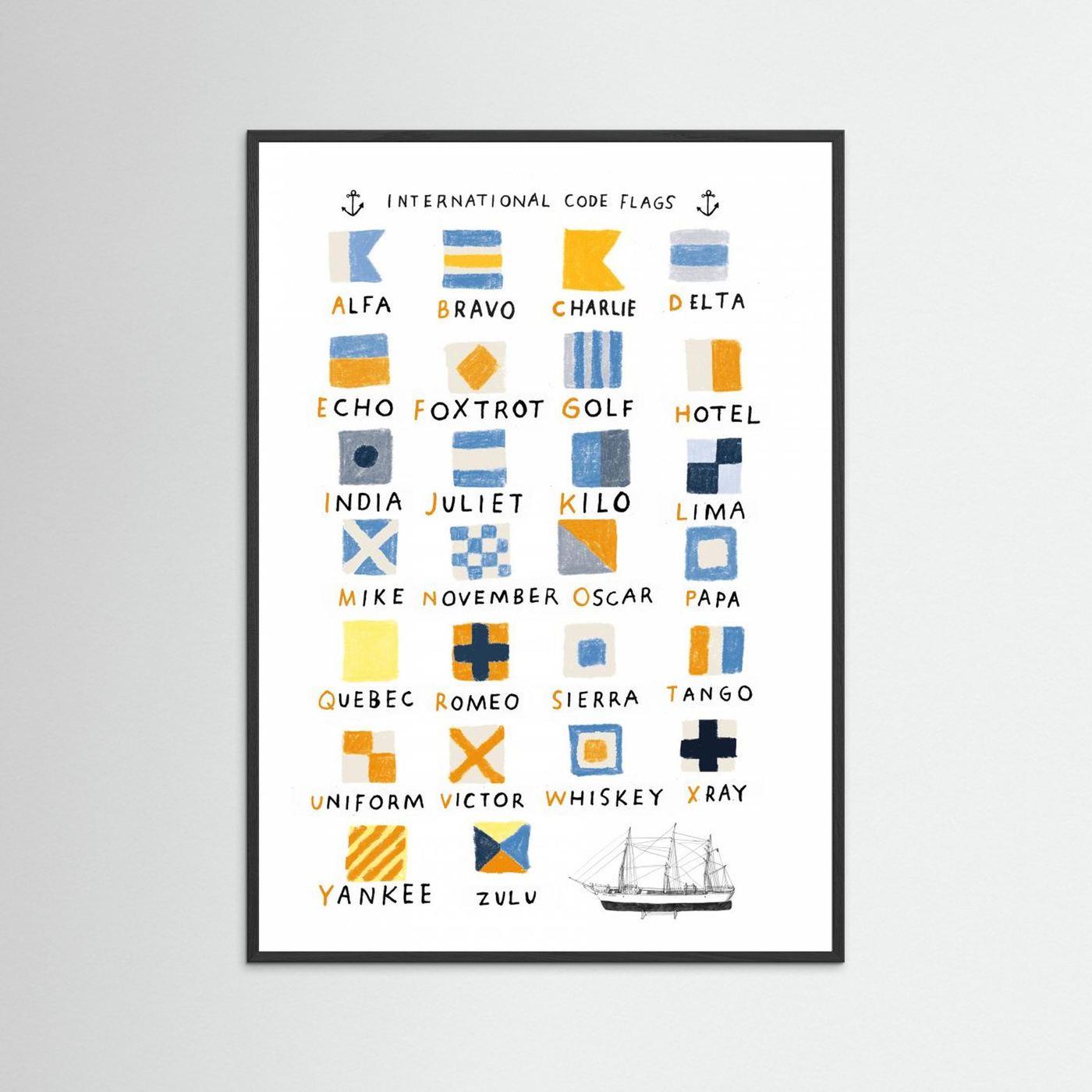 Nautical Flags by Hanna Melin