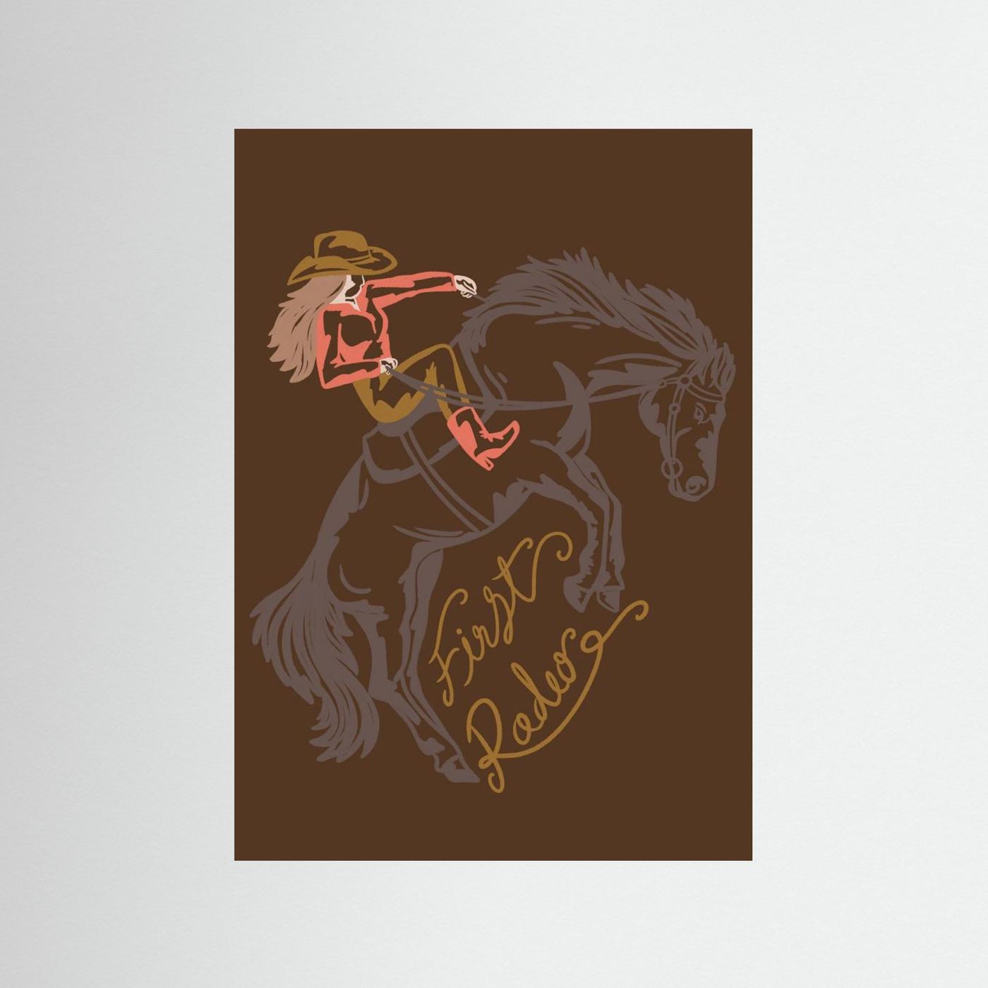Cowgirl First Radeo by Nikita Jariwala