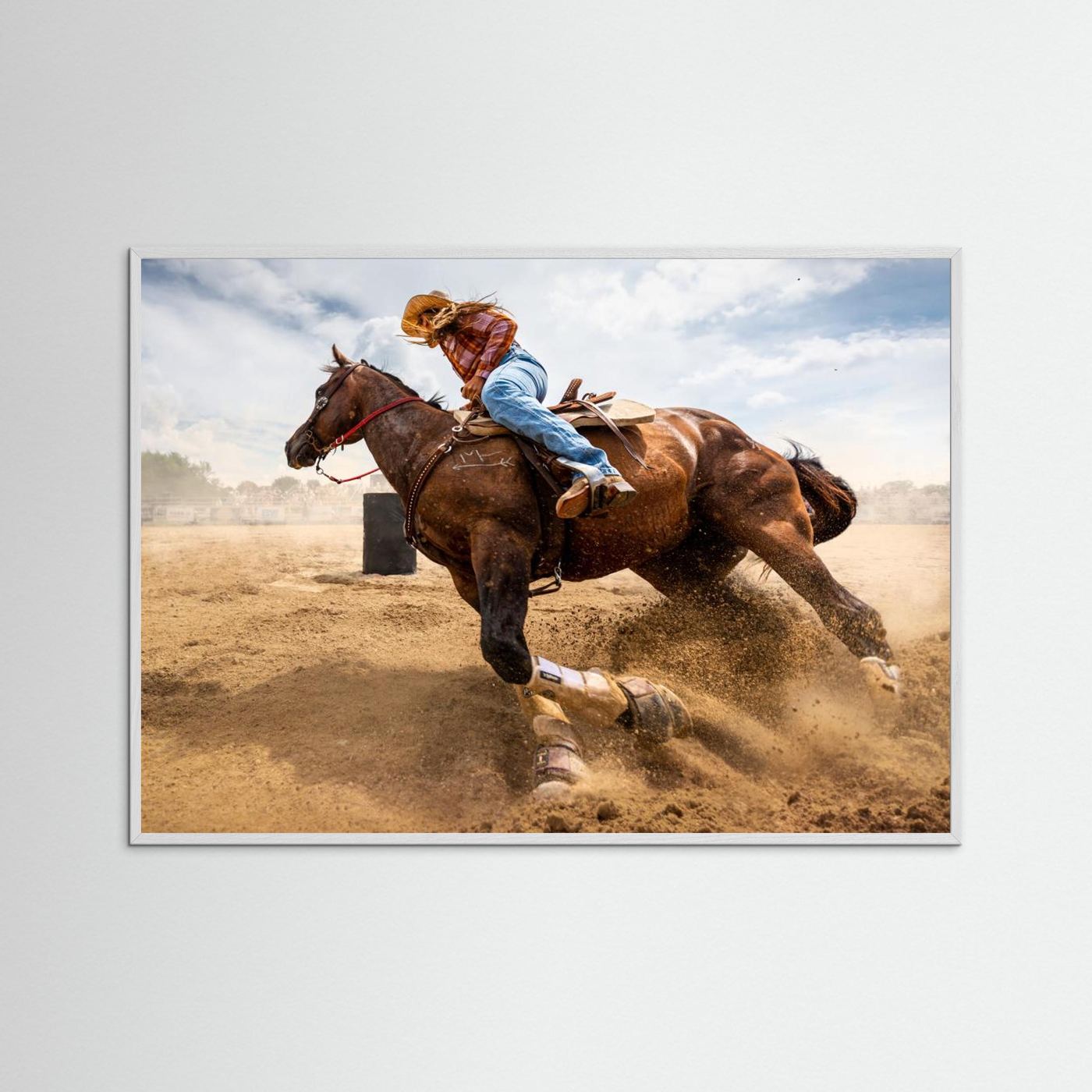 Barrel Racing Action