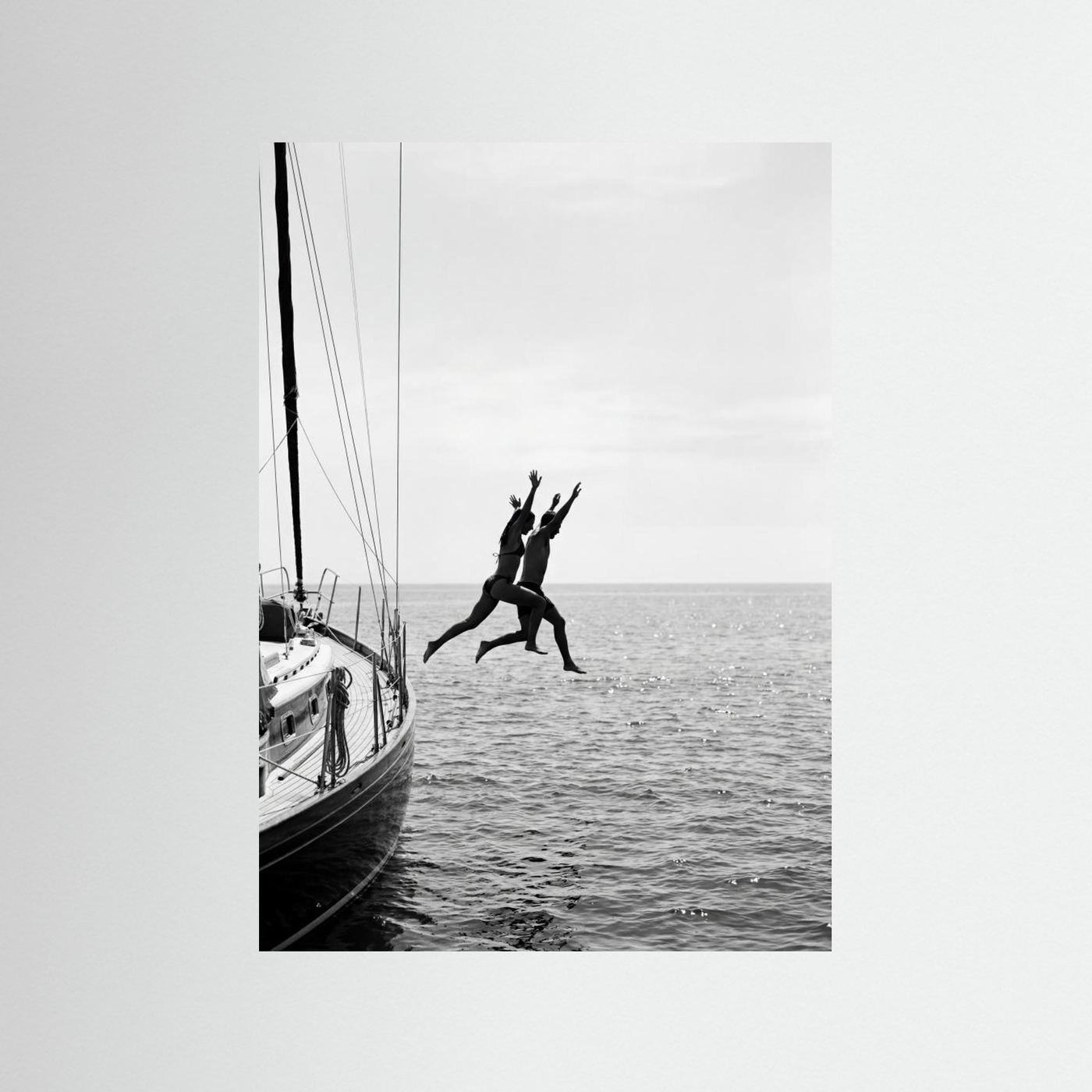 Jumping From a Boat