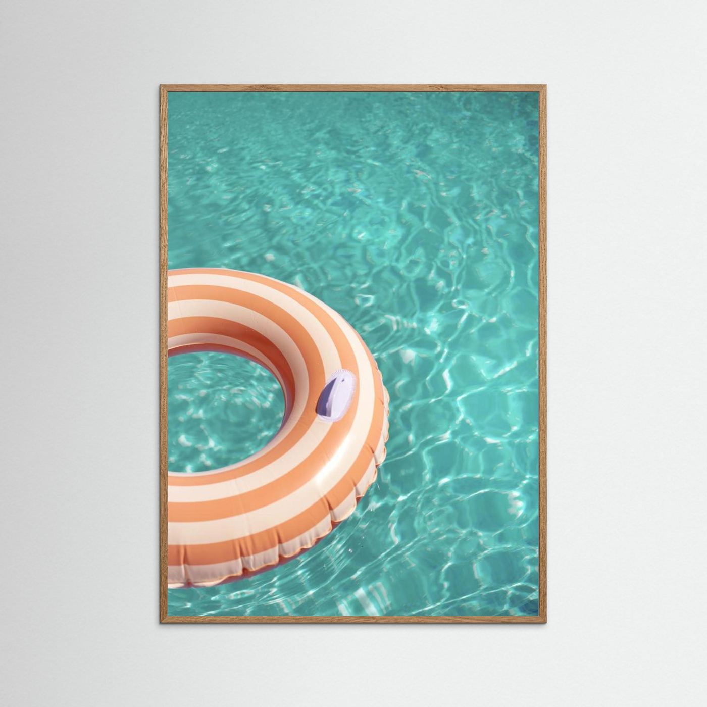 Peach Fuzz Swimming Pool Fun