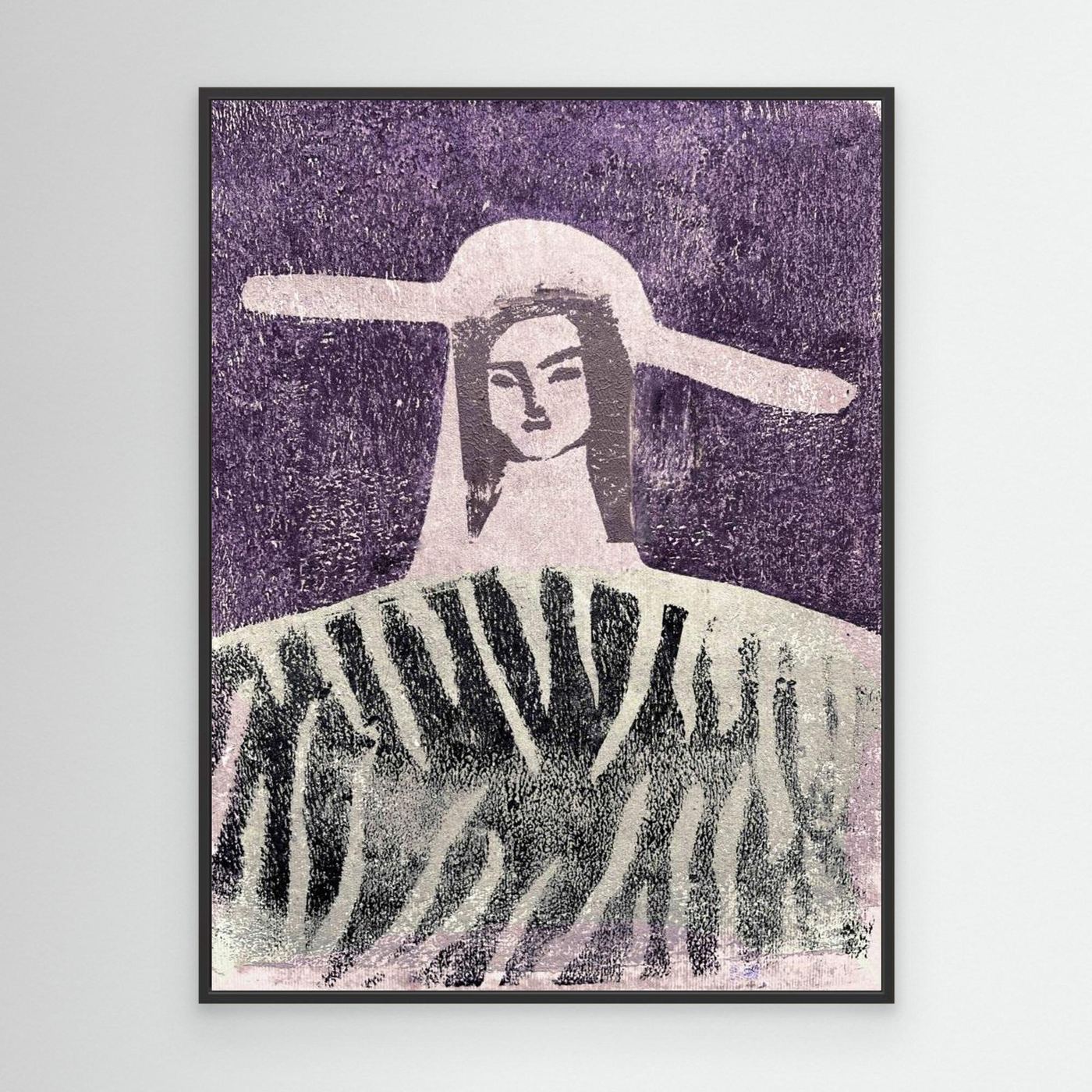 Enigmatic Purple Woman by Christina Misuro