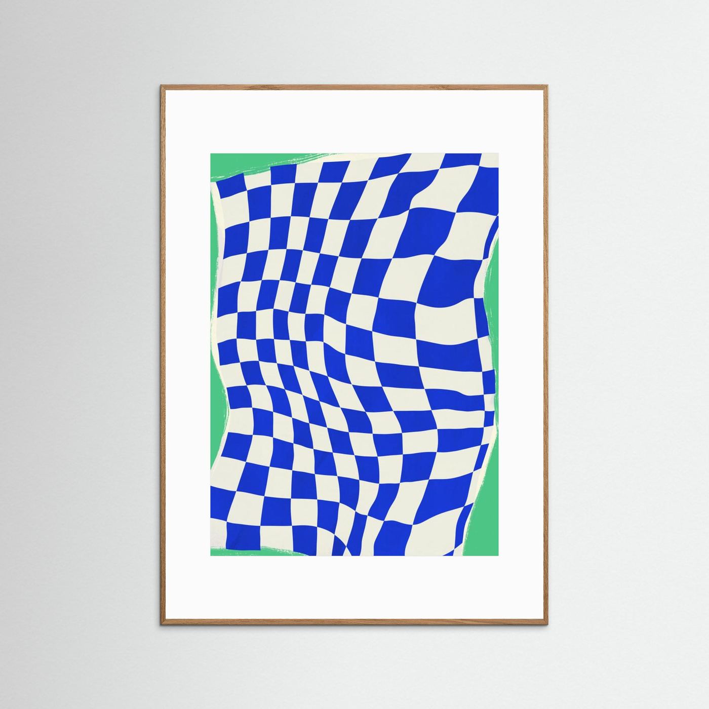 Blue Checker Cloth by Little Dean