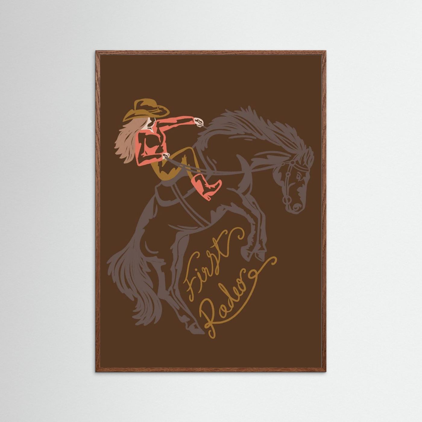 Cowgirl First Radeo by Nikita Jariwala