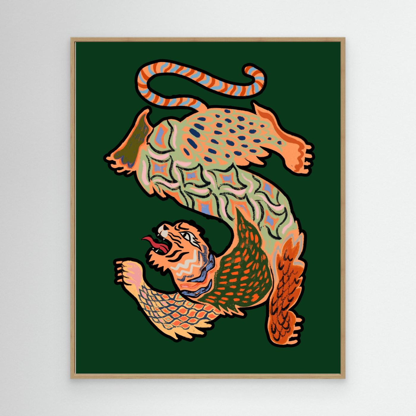 Asiantiger Green by Arty Guava