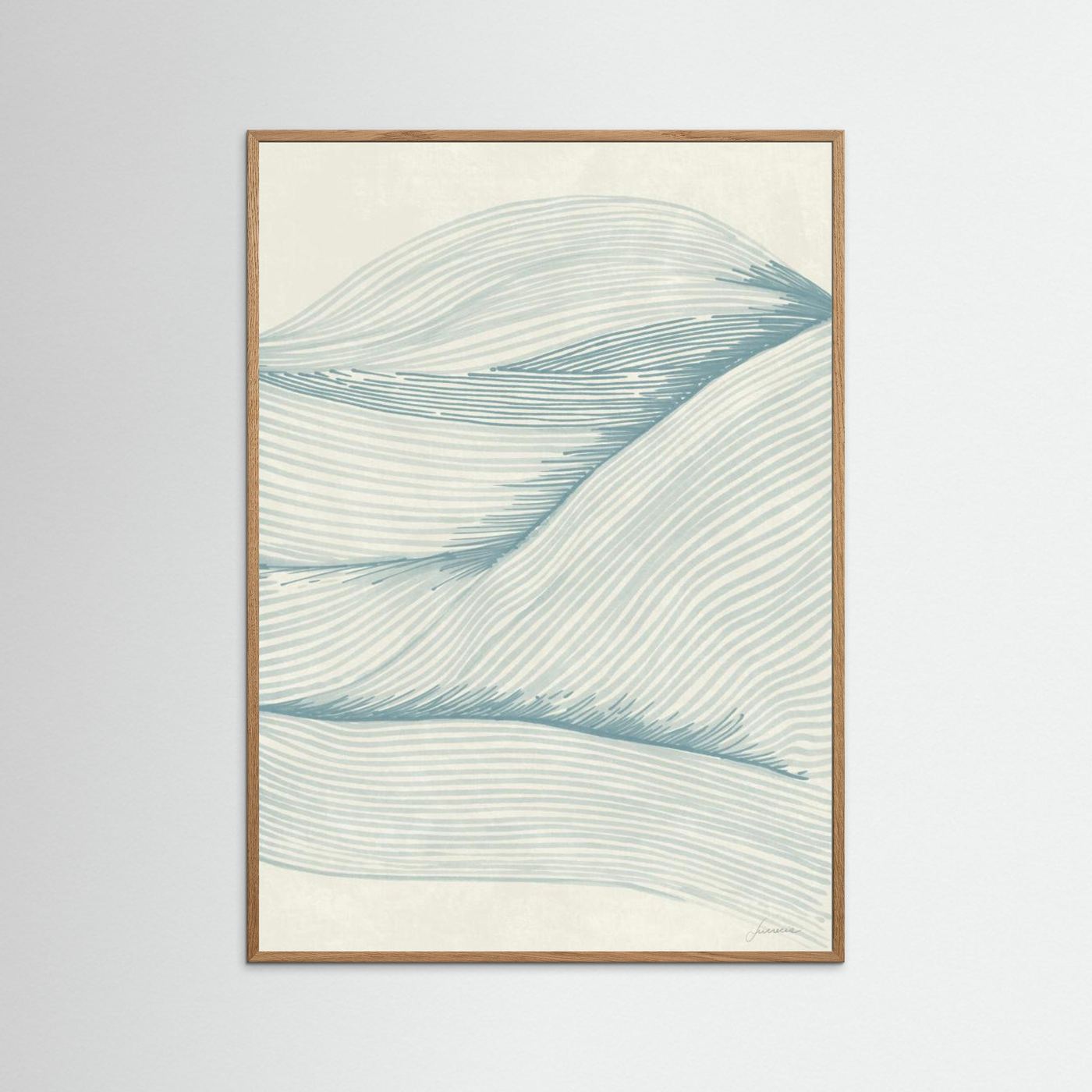 Ocean in lines 02 by Lucrecia Caporale