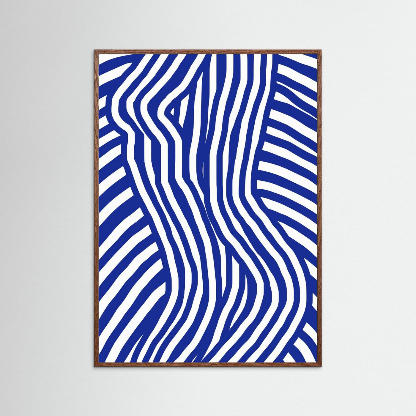 Blue and White Striped Nude by Little Dean