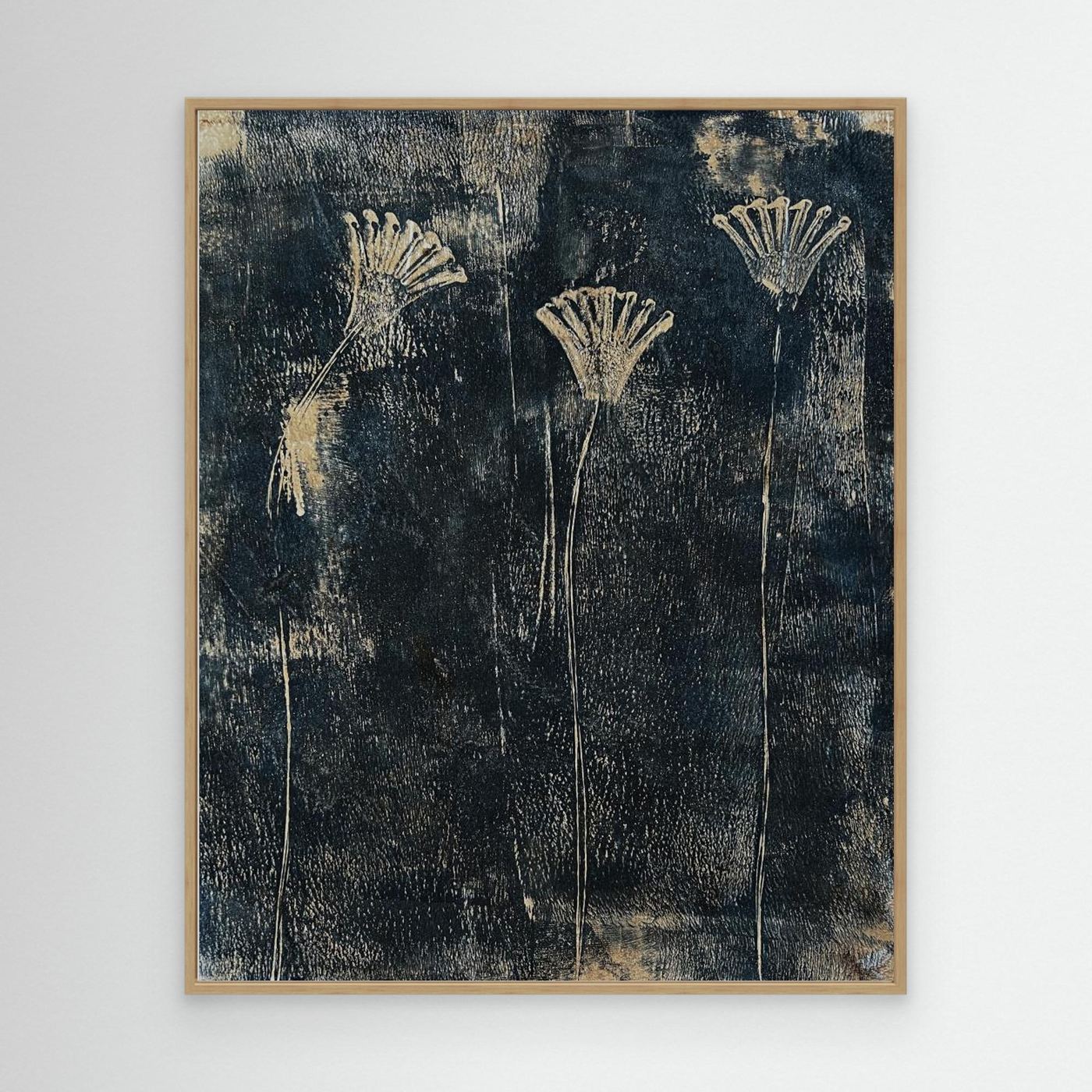 Teal Flowers by Christina Misuro