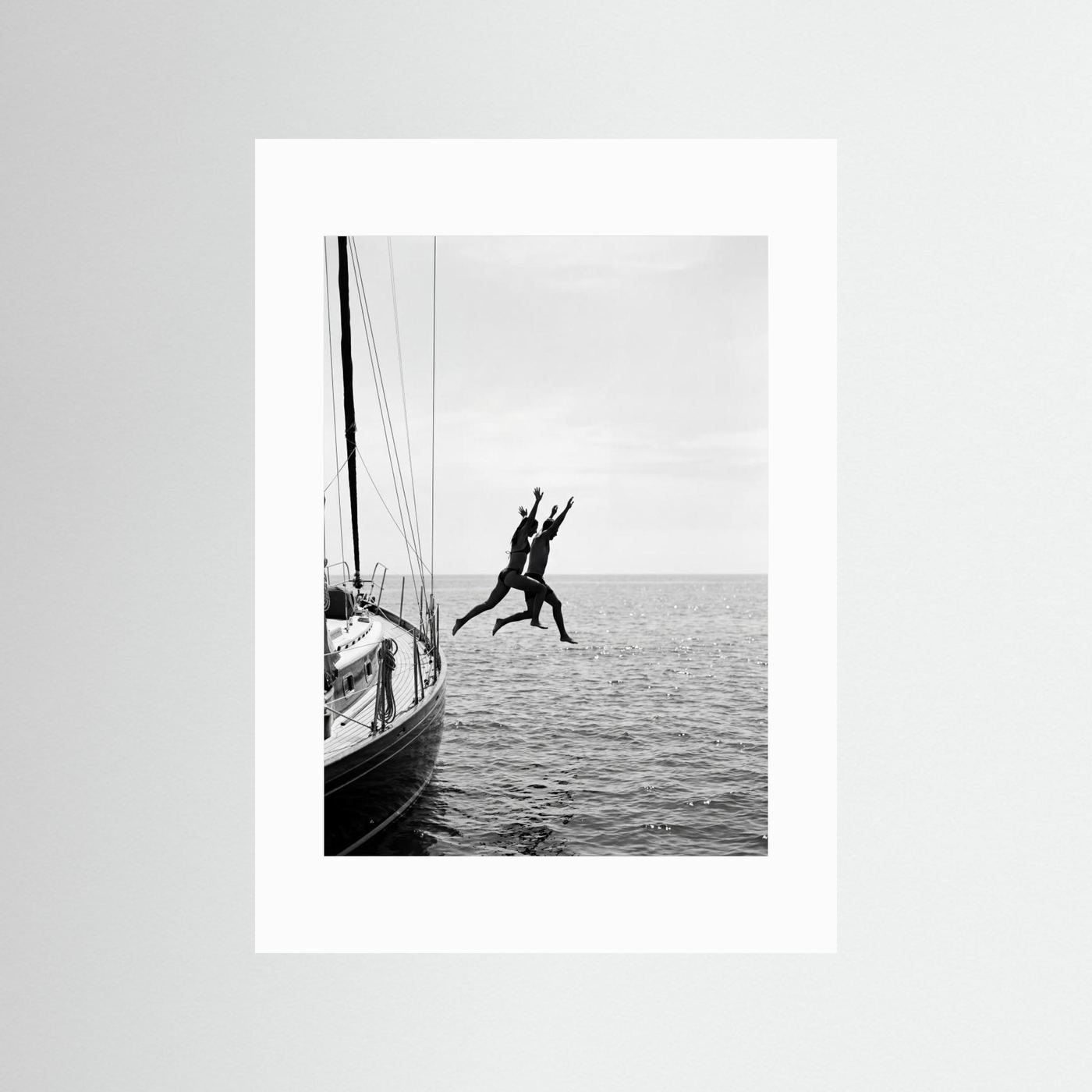 Jumping From a Boat