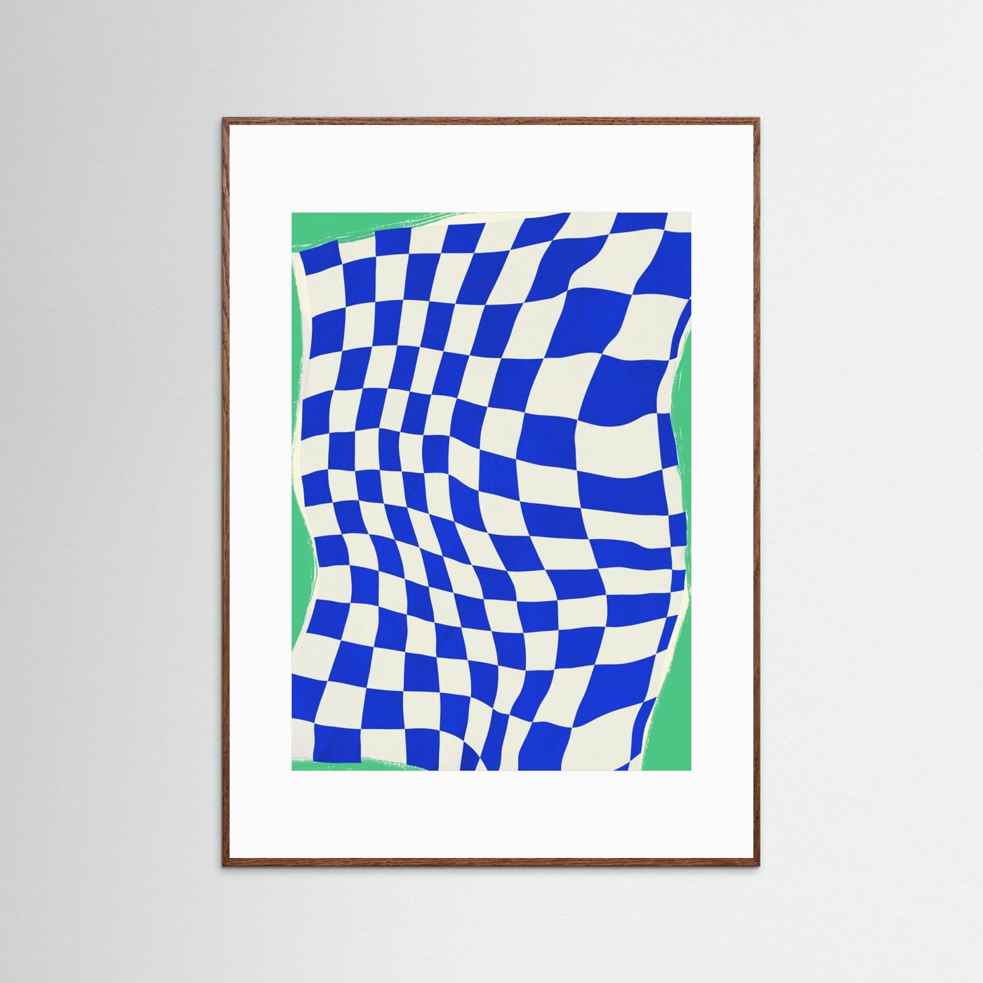 Blue Checker Cloth by Little Dean