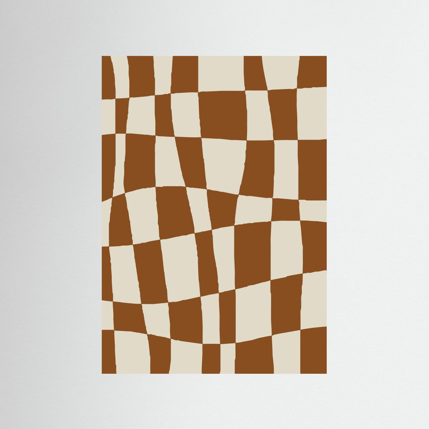 Minimal Checkerboard by Miho Art Studio