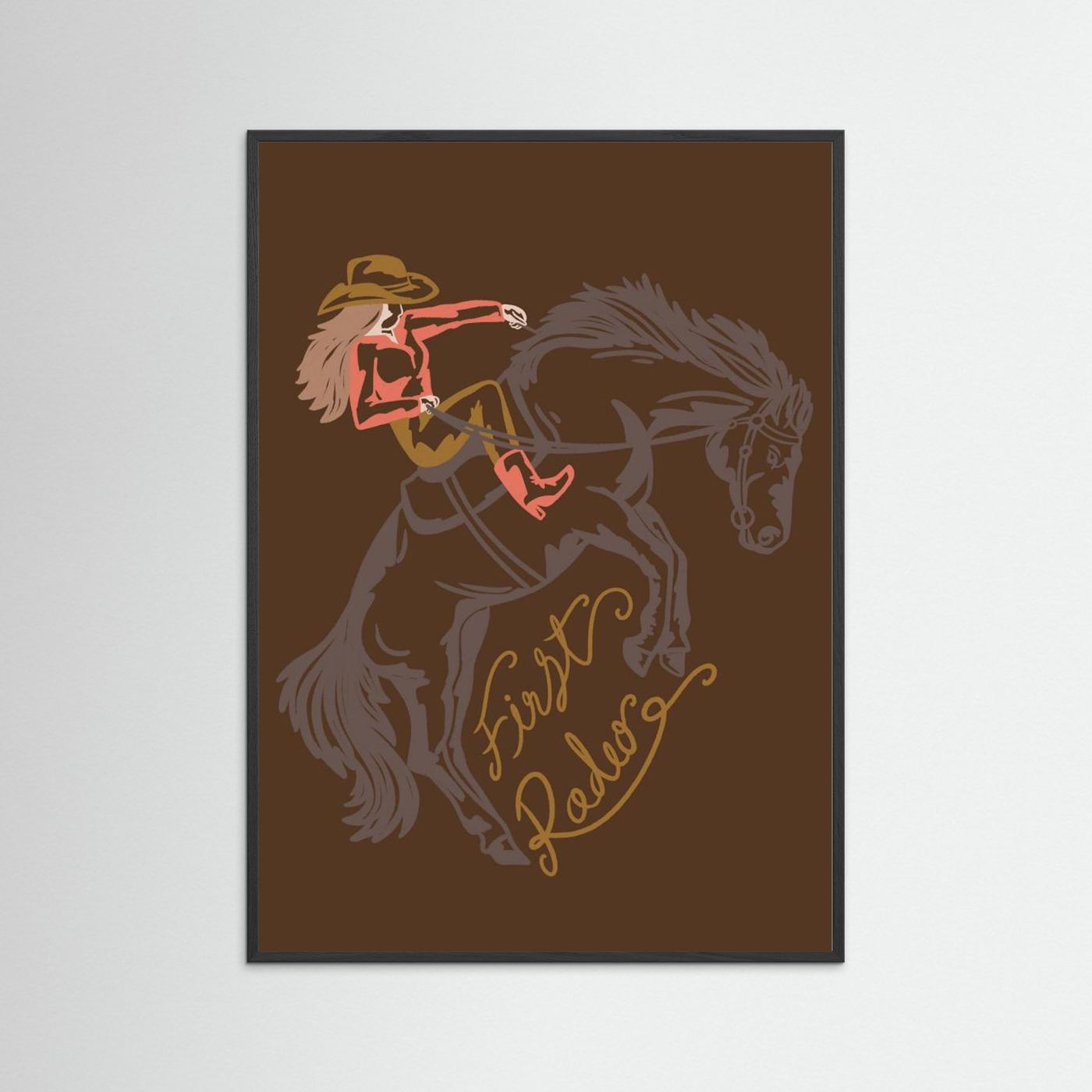 Cowgirl First Radeo by Nikita Jariwala