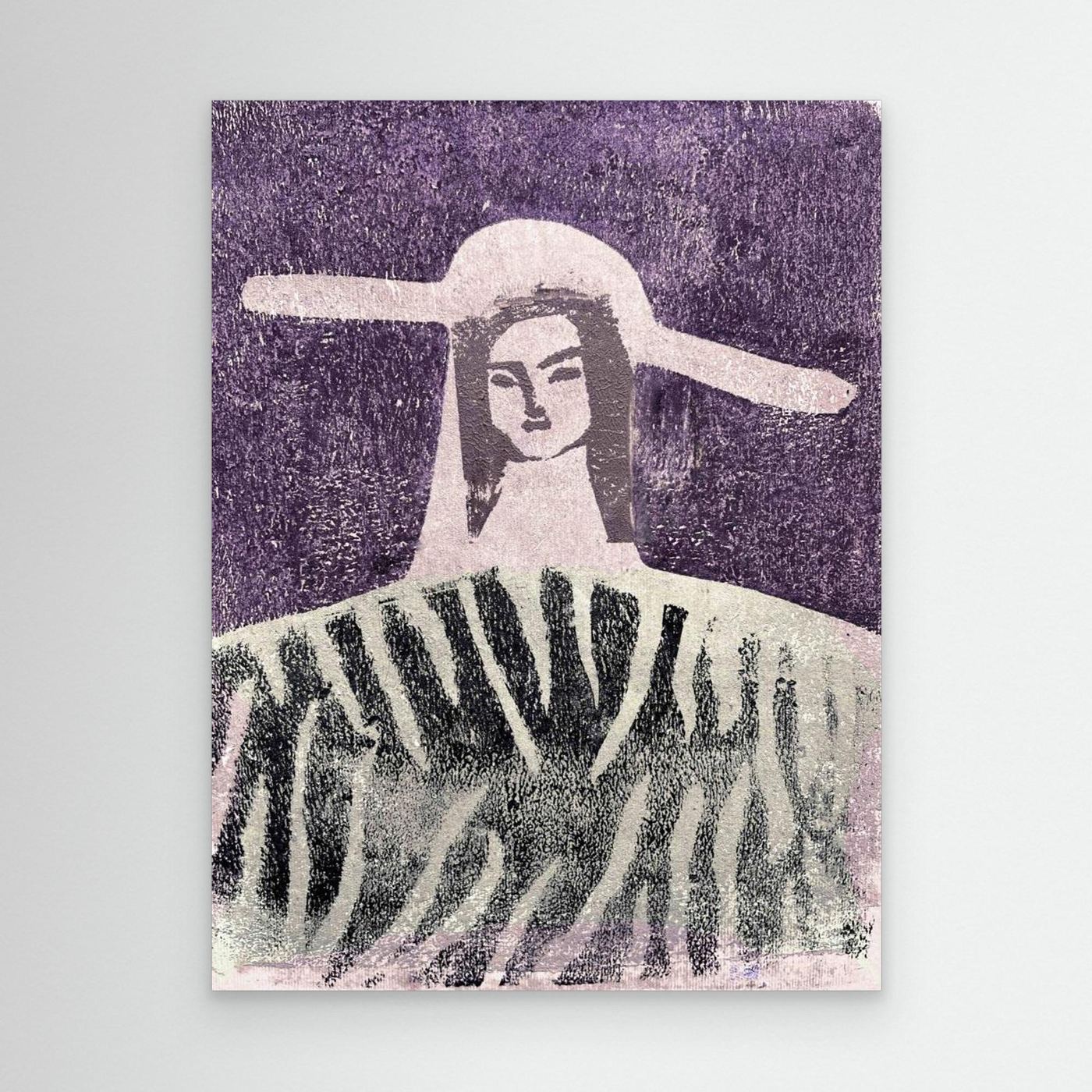 Enigmatic Purple Woman by Christina Misuro