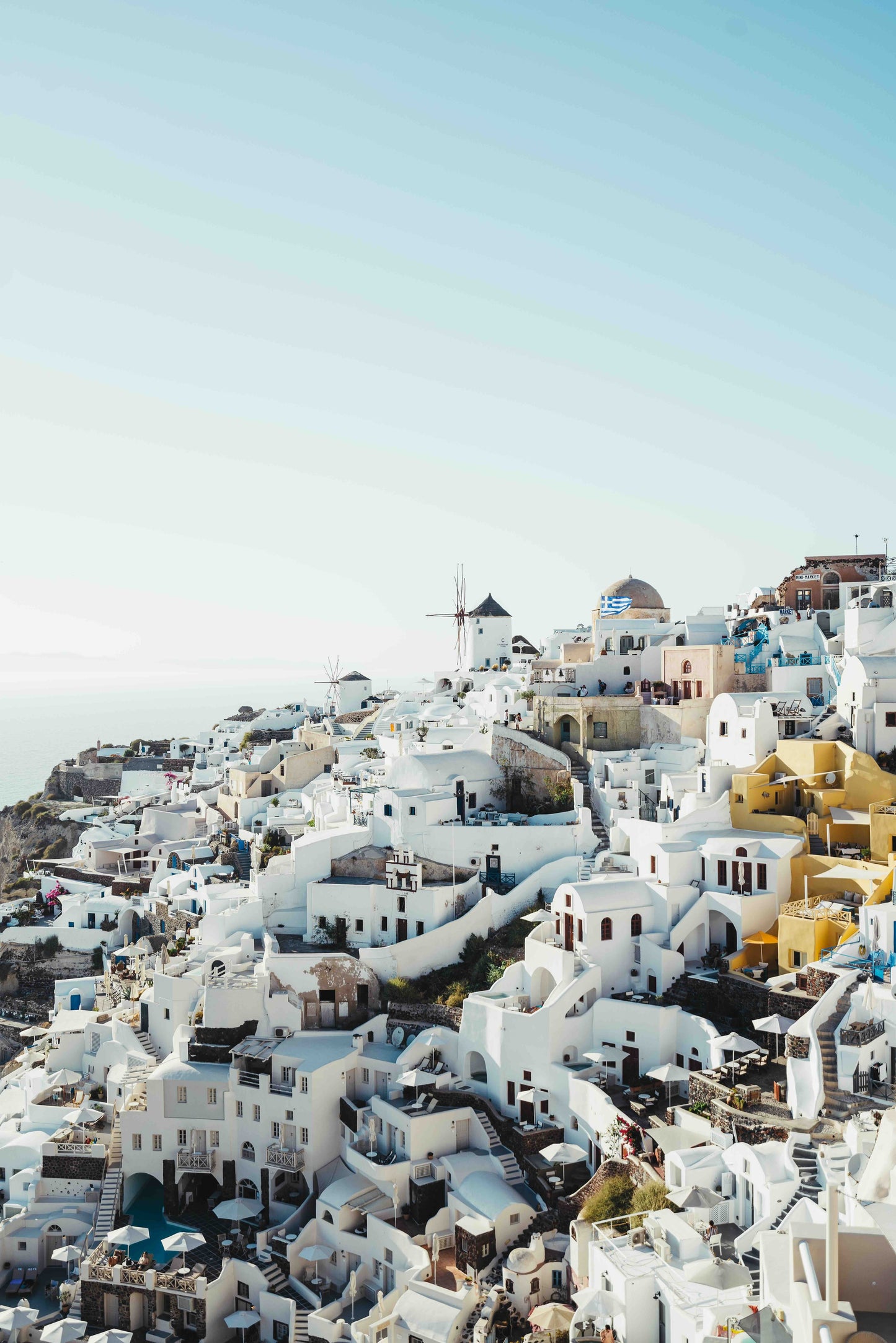 Oia Cliffside - Wall of Venus