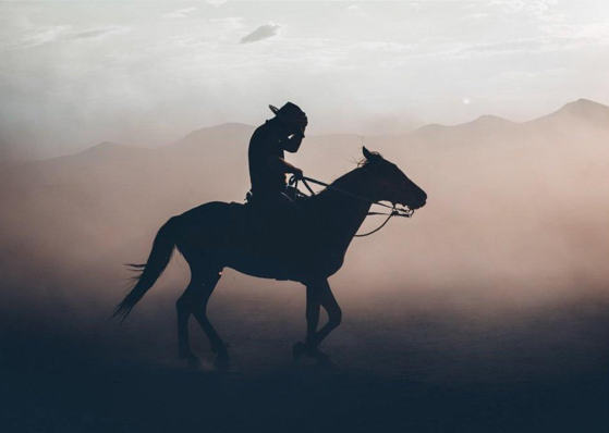 Cowboy Sunset Ride