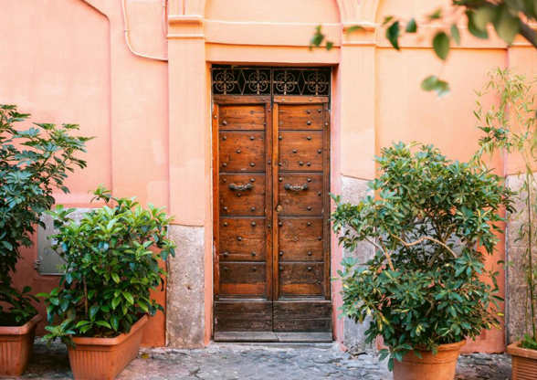 The Trastevere door