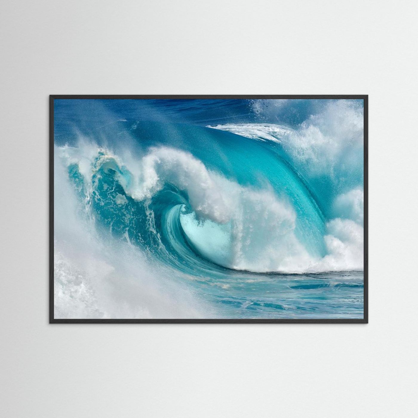 When the ocean turns into blue fire by Daniel Montero