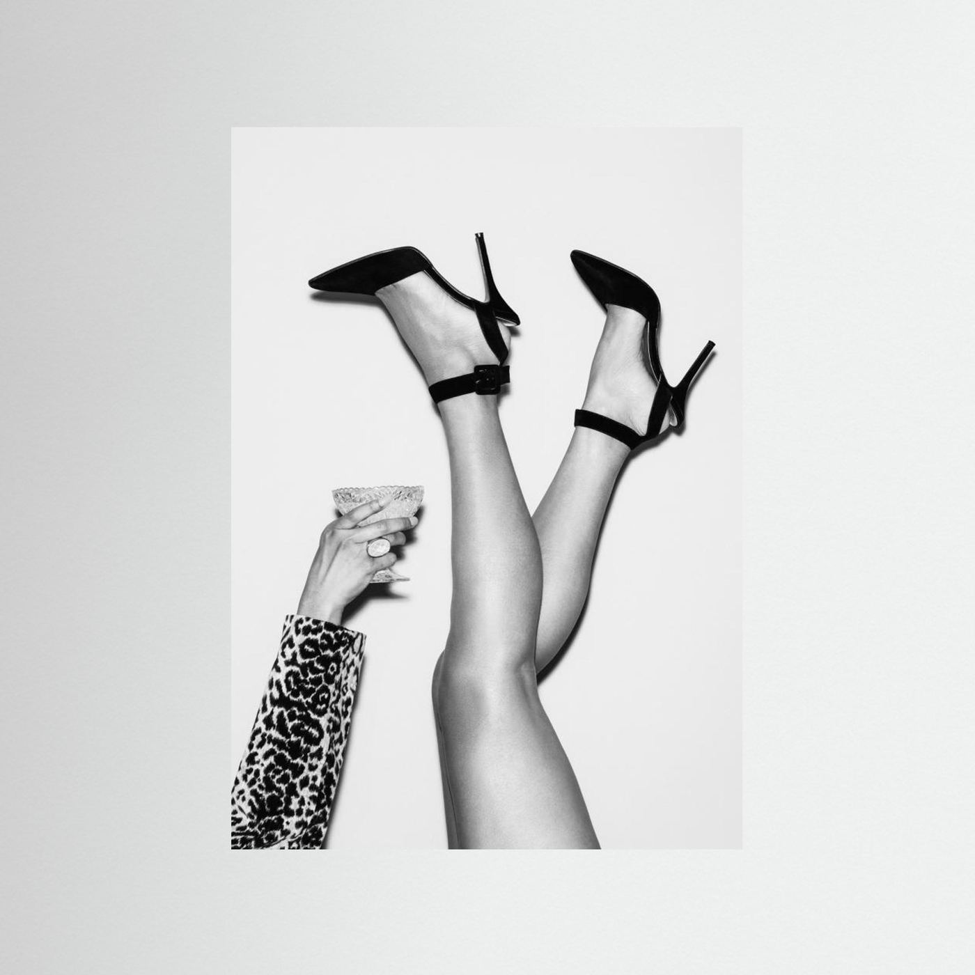 Feet In the Air B&w by Pictufy Studio Iii