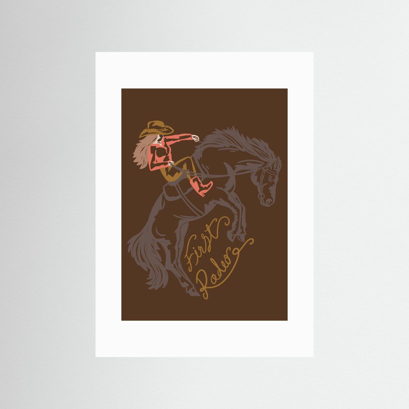 Cowgirl First Radeo by Nikita Jariwala