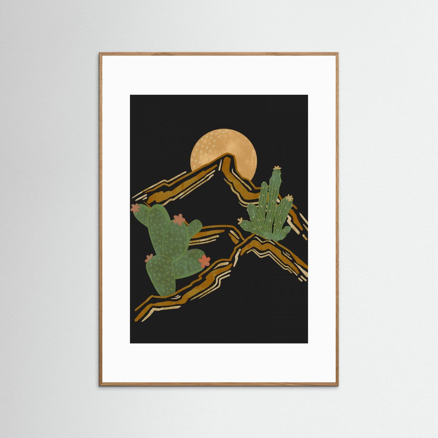 Rocky Mountain and Cactus by Nikita Jariwala