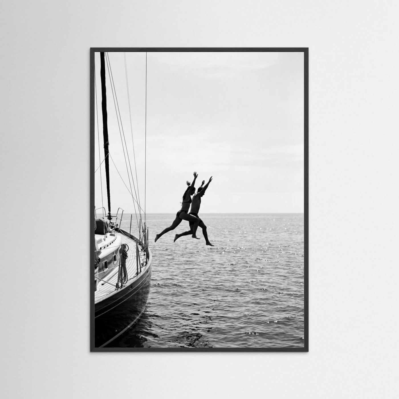 Jumping From a Boat