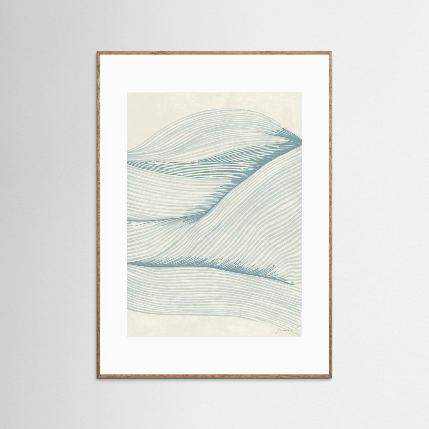 Ocean in lines 02 by Lucrecia Caporale