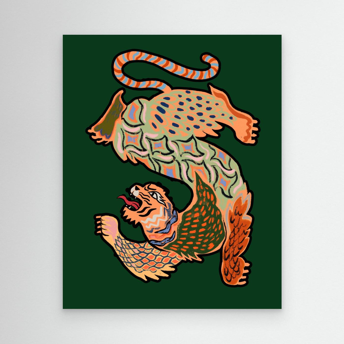 Asiantiger Green by Arty Guava