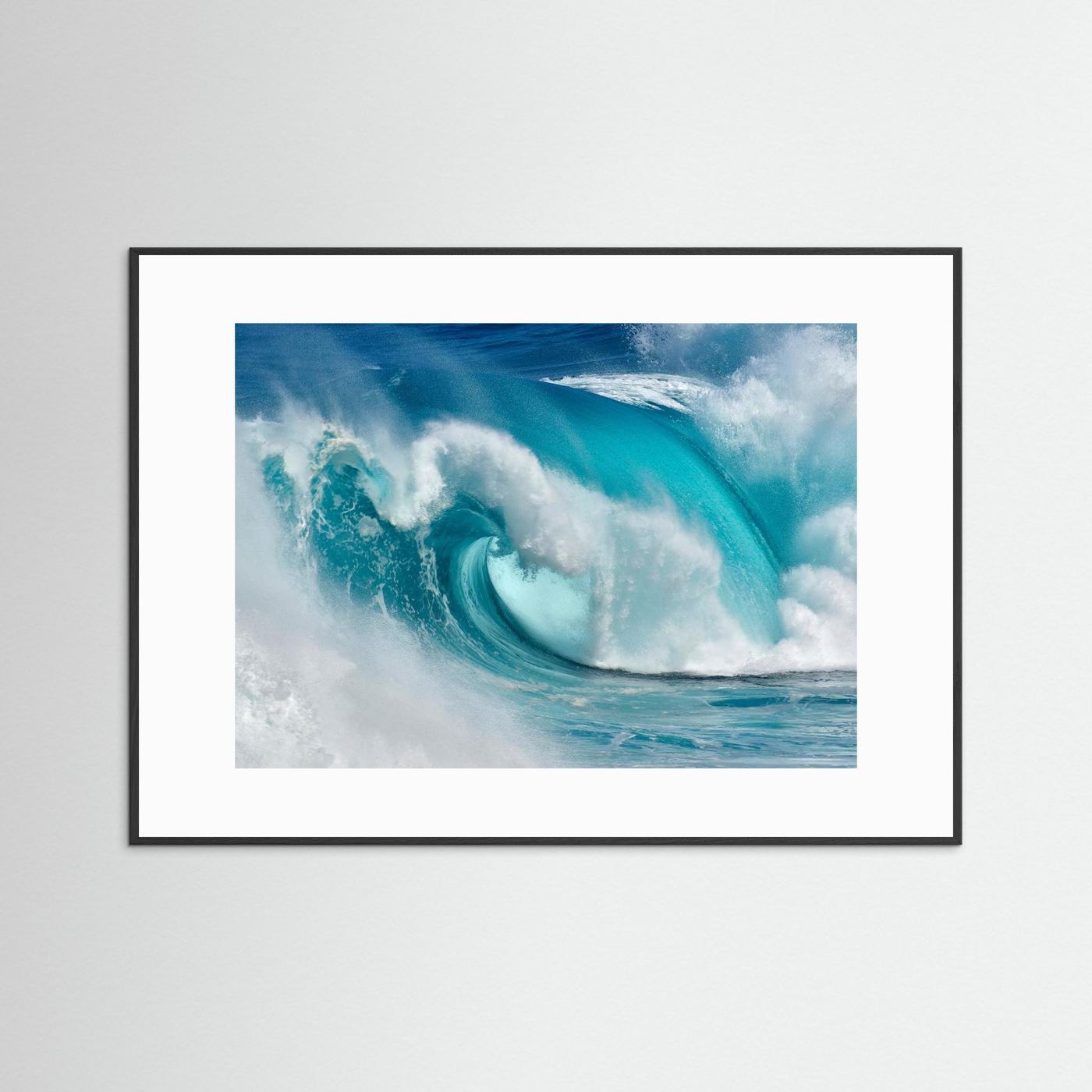 When the ocean turns into blue fire by Daniel Montero