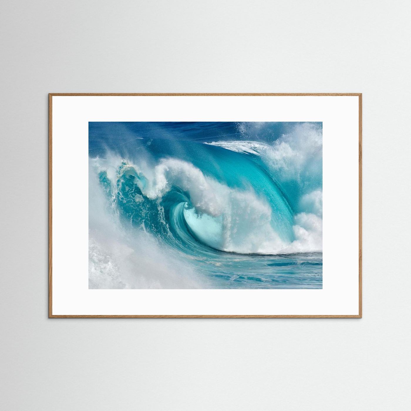 When the ocean turns into blue fire by Daniel Montero