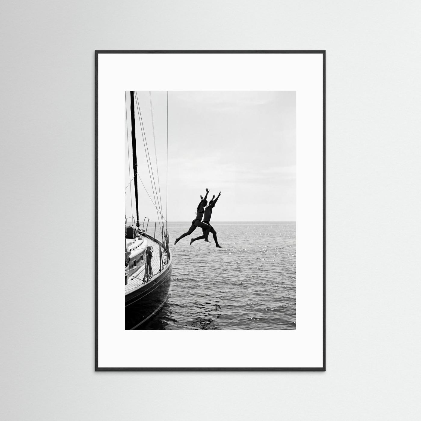 Jumping From a Boat