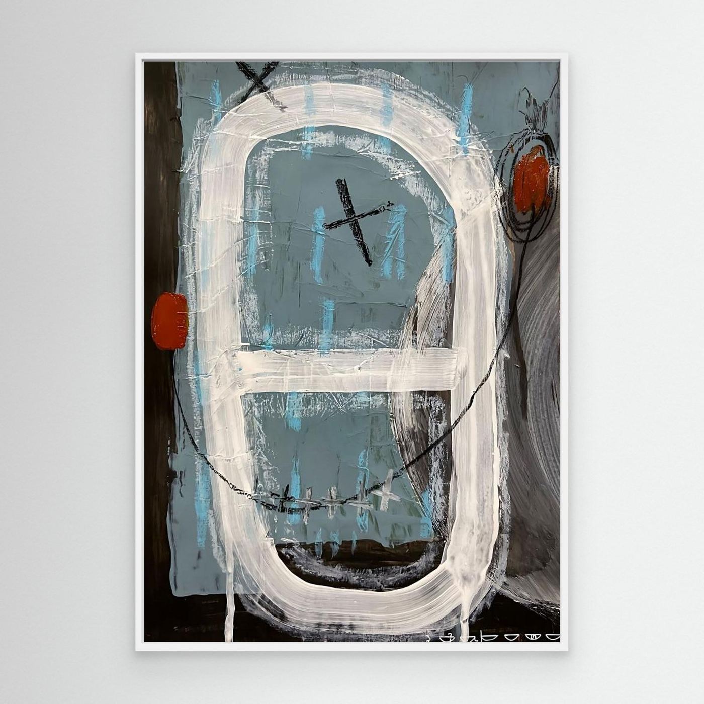 Abstract White Arch by Afranio Raposo
