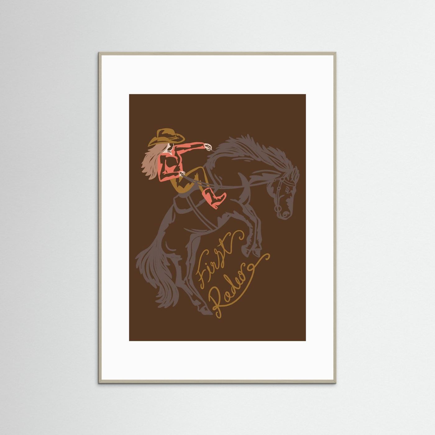 Cowgirl First Radeo by Nikita Jariwala