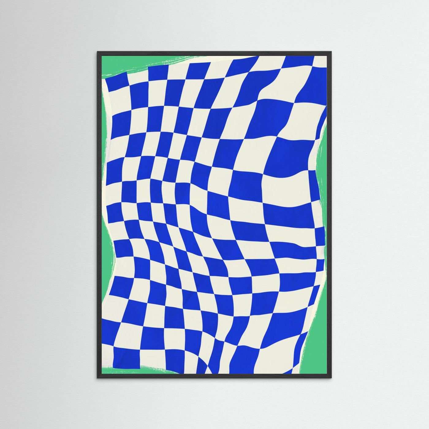 Blue Checker Cloth by Little Dean