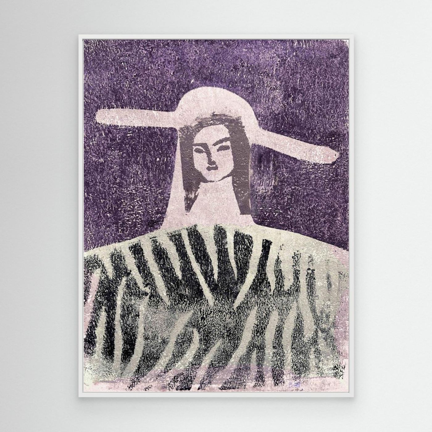 Enigmatic Purple Woman by Christina Misuro