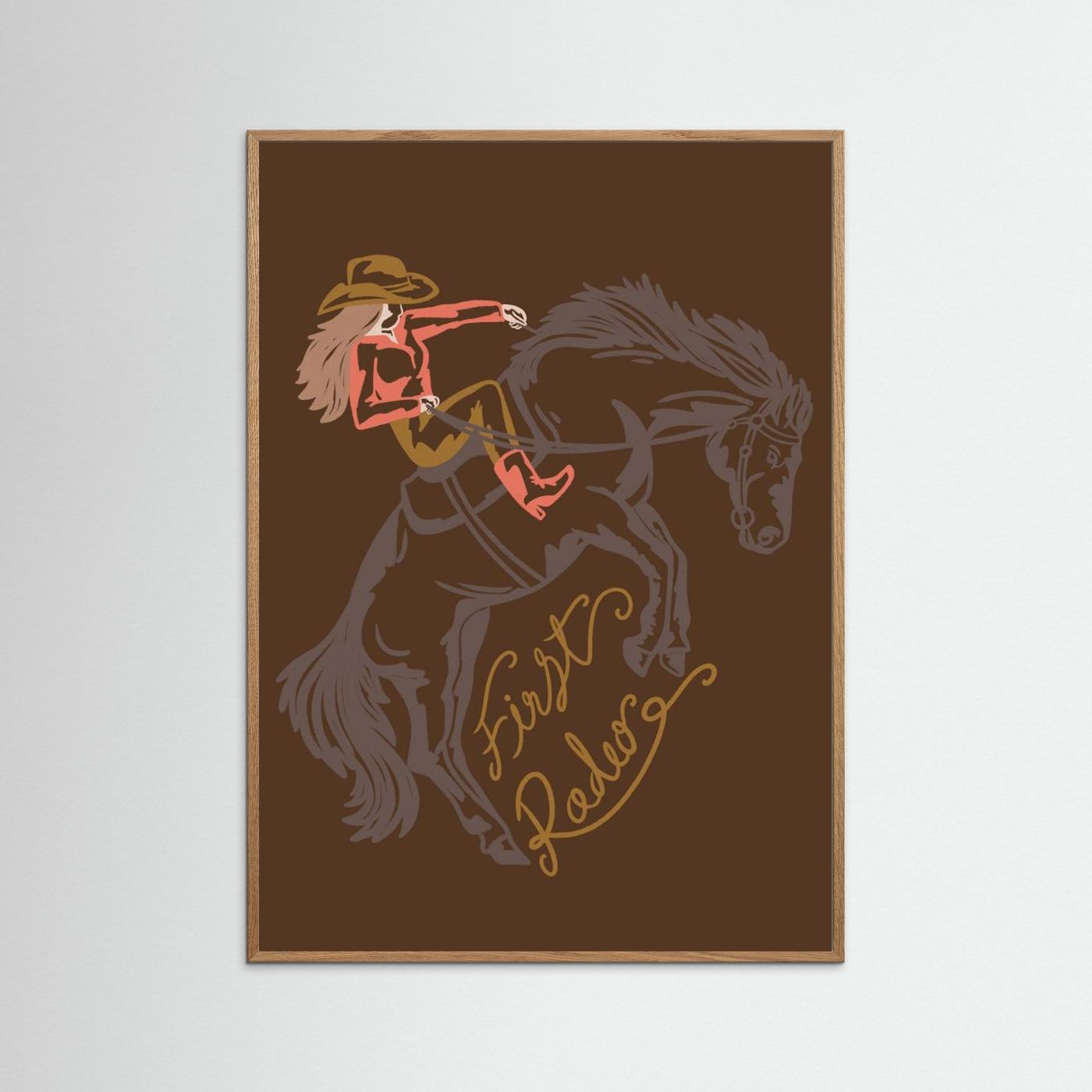 Cowgirl First Radeo by Nikita Jariwala