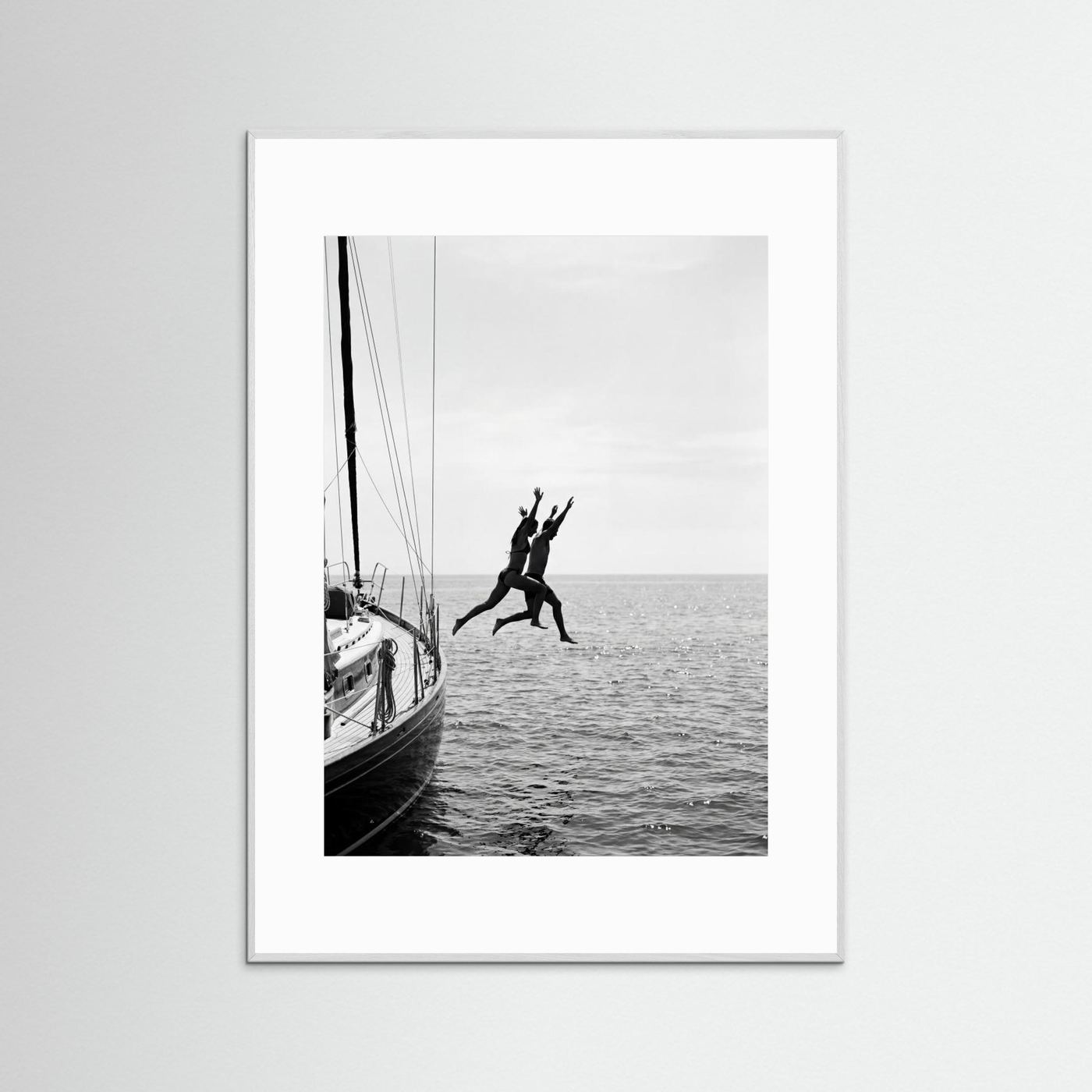 Jumping From a Boat