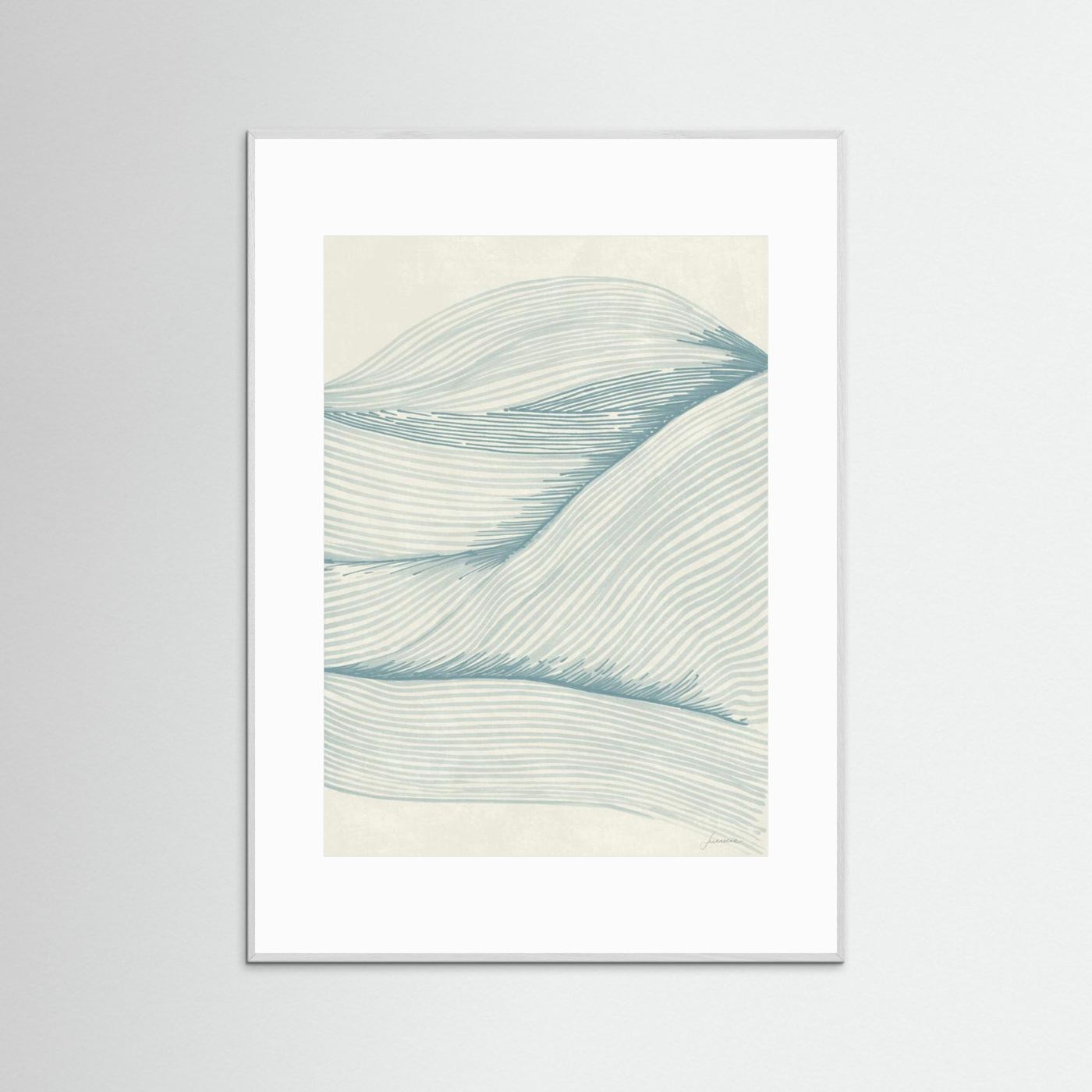 Ocean in lines 02 by Lucrecia Caporale