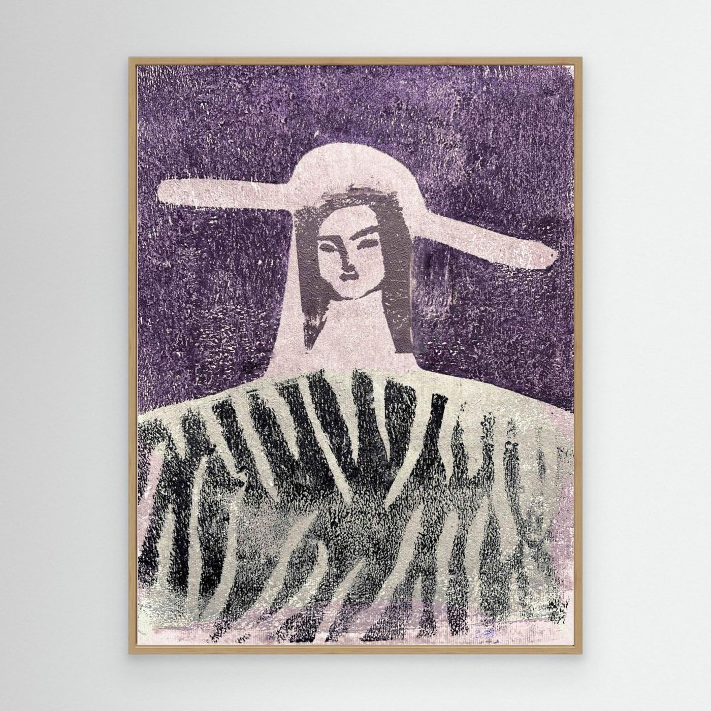 Enigmatic Purple Woman by Christina Misuro