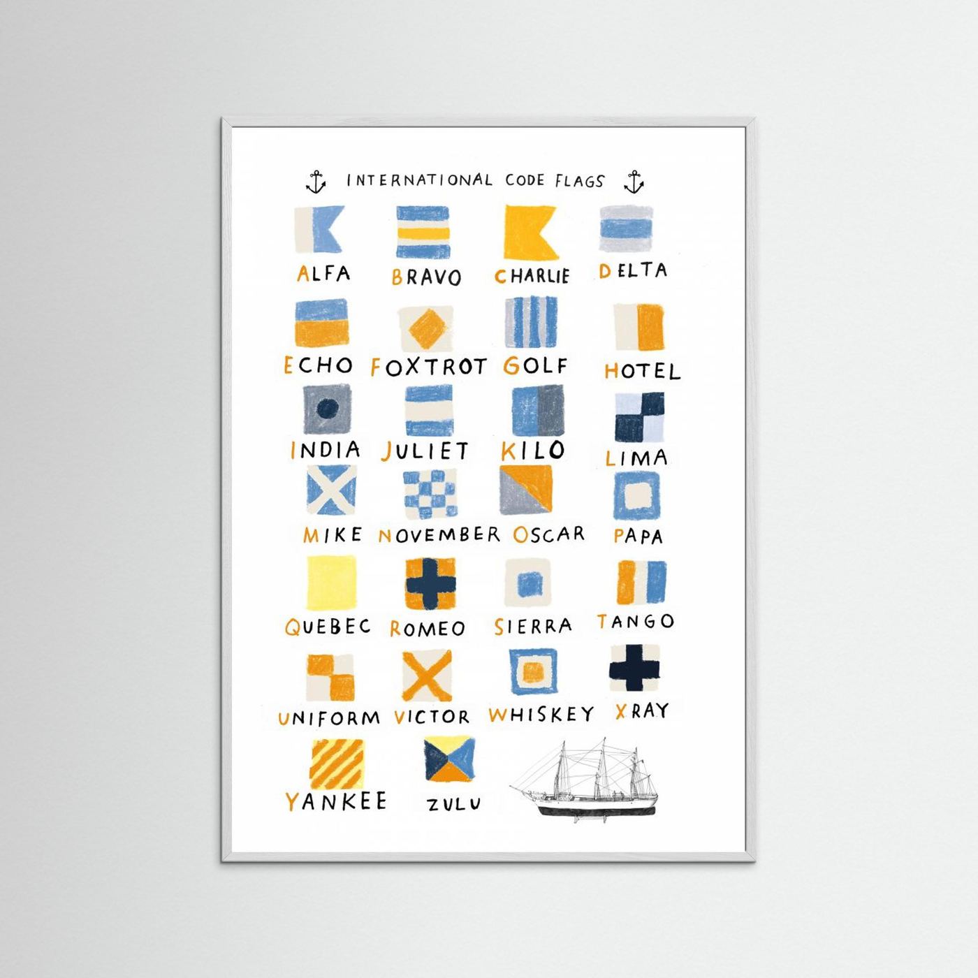 Nautical Flags by Hanna Melin