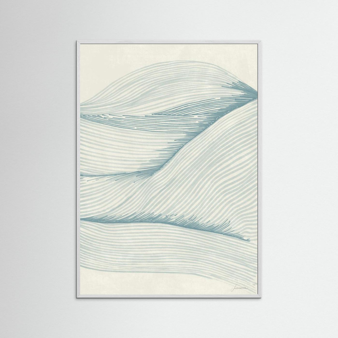 Ocean in lines 02 by Lucrecia Caporale